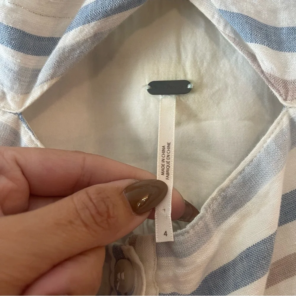 Free People Kansas City Girl Striped Midi Dress